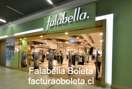 Falabella Boleta